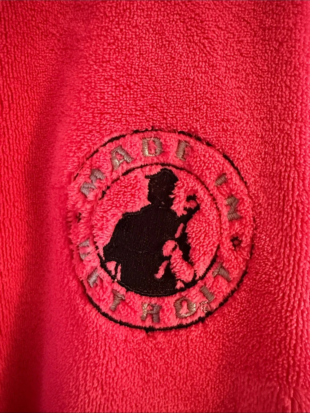 Made In Detroit Plush Full Length Robe Size L/XL